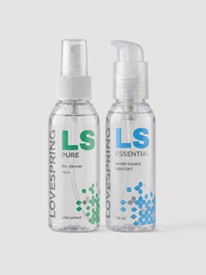 Lovespring Kit d'Entretien Gel Lubrifiant et Nettoyant pour Toys
