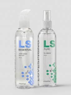 Lovespring Gleitgel und Toyreiniger Pflegeset