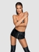 Noir-Handmade Zipped Shorts Shorts