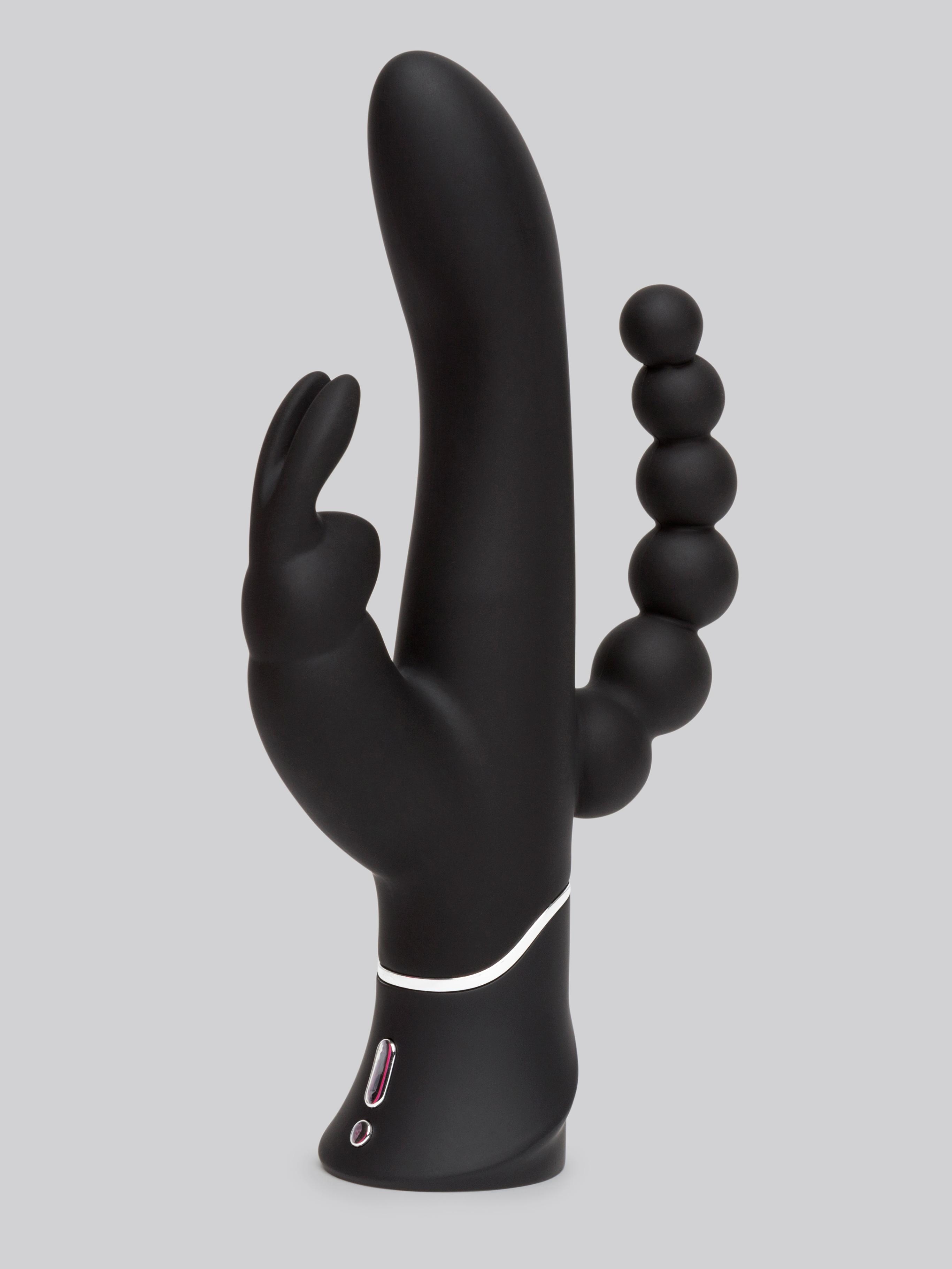 Happy Rabbit Vibromasseur rabbit courbé triple stimulation rechargeable