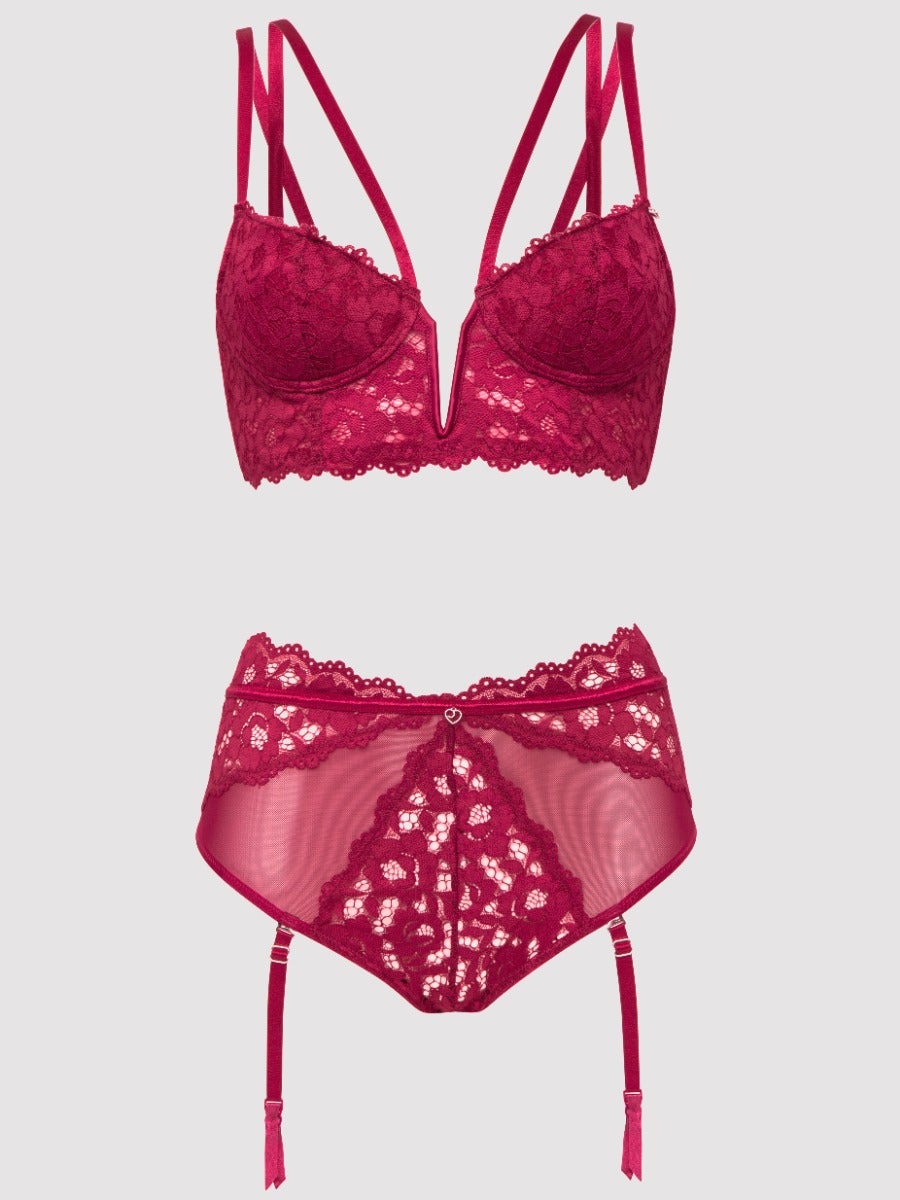 Lovehoney-Lingerie Parisienne Lace Dessous Set, S - Amorana