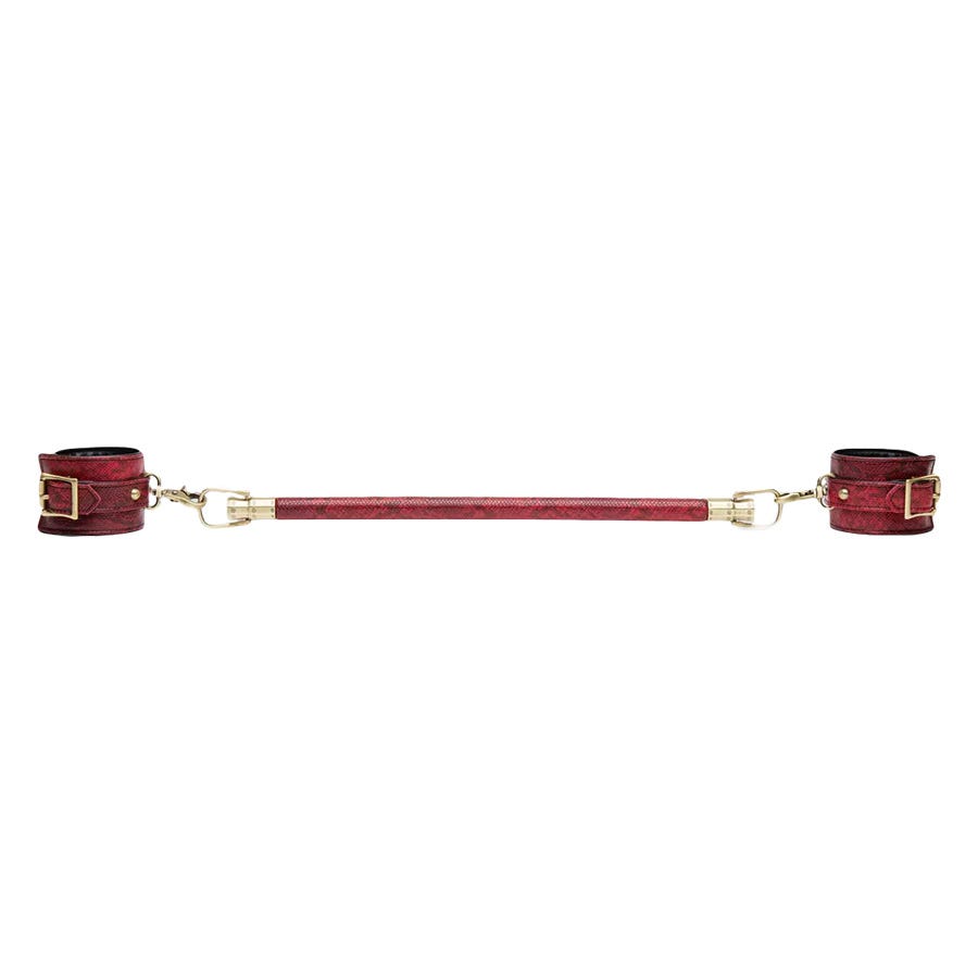 Image of Bondage Boutique Faux Snakeskin 16 Inch Spreader Bar with Cuffs
