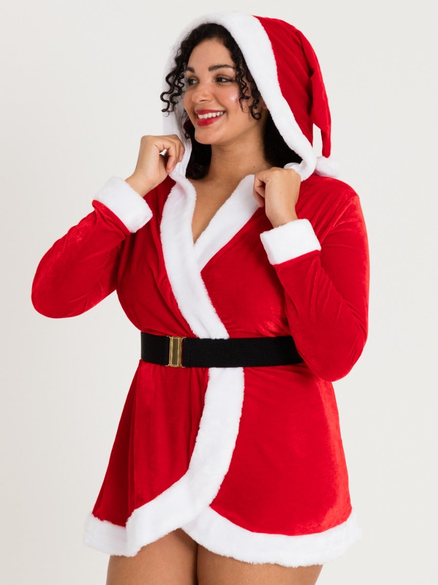 Lovehoney-Fantasy Santa Cutie Kleidchen, Curve - Amorana