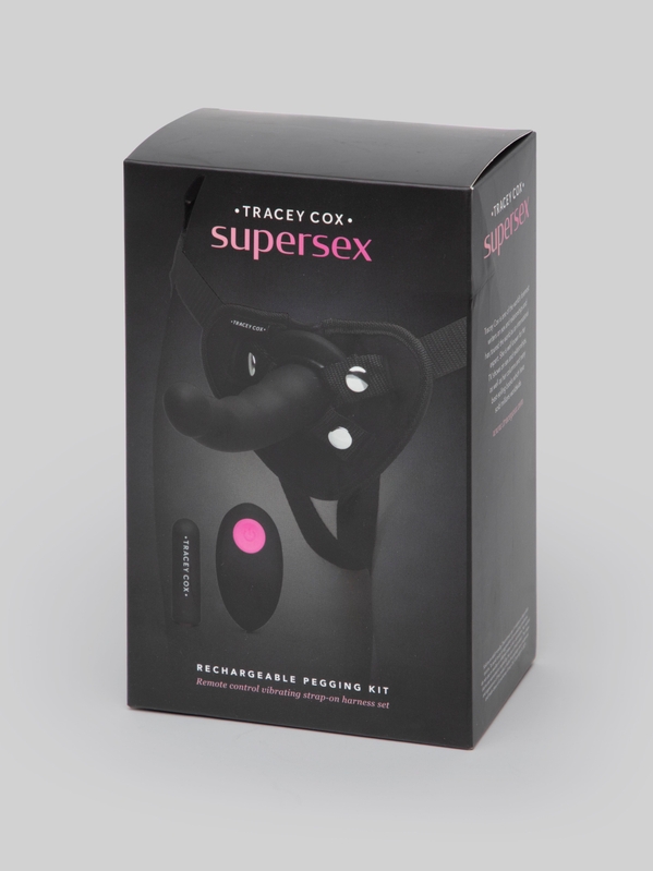 Tracey-Cox Tracey Cox Supersex Remote Control Strap-On Pegging Kit |amorana
