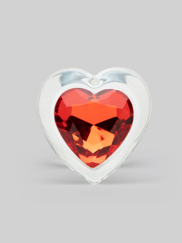 Lovehoney Sensual Glass Analplug mit Herz-Kristall |amorana Lovehoney Sensual Glass Analplug mit Herz-Kristall |amorana