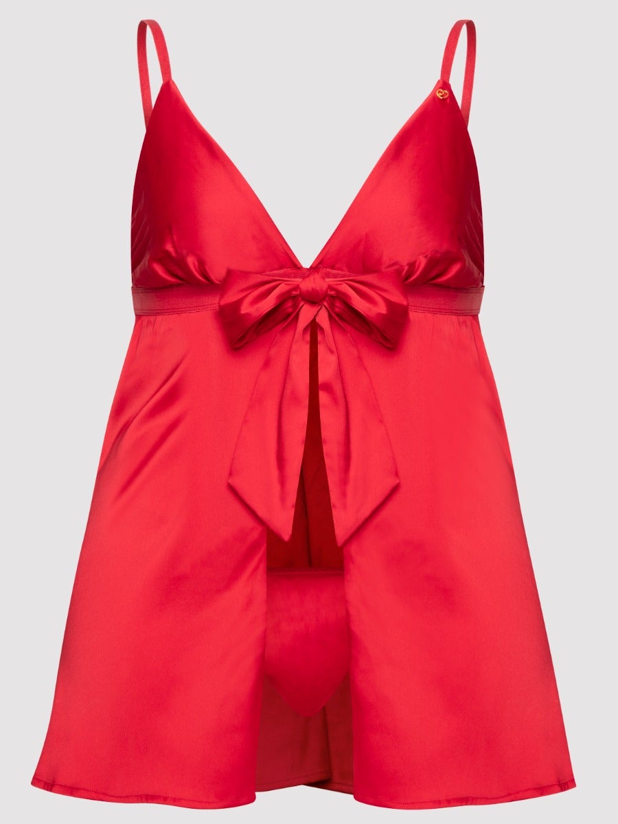 Lovehoney-Lingerie Unwrap Me Baby doll & String, One Size - Amorana