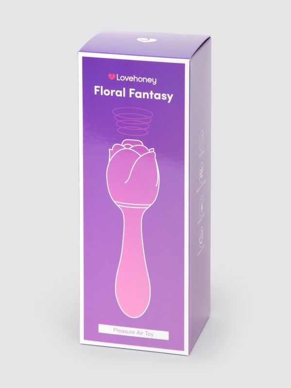 Lovehoney Floral Fantasy Rose 2 in 1 Clitoral Stimulator and G-Spot Vibrator  |amorana