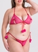 Lovehoney Peek-a-Bow Soutien-Gorge et String sans Entrejambe