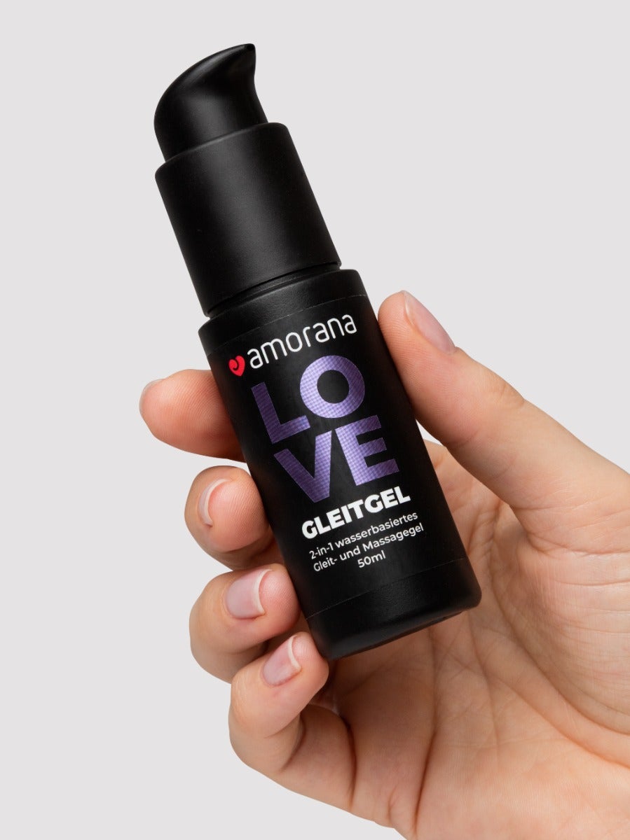 Image of Amorana Love 2 in 1 Wasserbasiertes Massage- und Gleitgel - Amorana