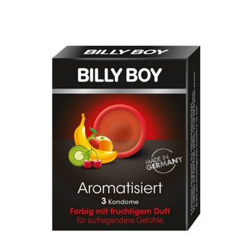 Billy Boy Aromatisierte Kondome mit Fruchtigem Geschmack 3 Stück Amorana