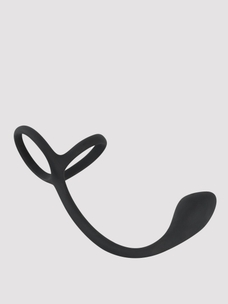 black velvets cock & Ball penisring mit plug front unten amorana