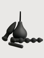 black velvet anal plug Doc Johnson Butt Plug In a Bag Silicone 5in Phthalate-Free Velvet-Touch Anal  Plug, Black