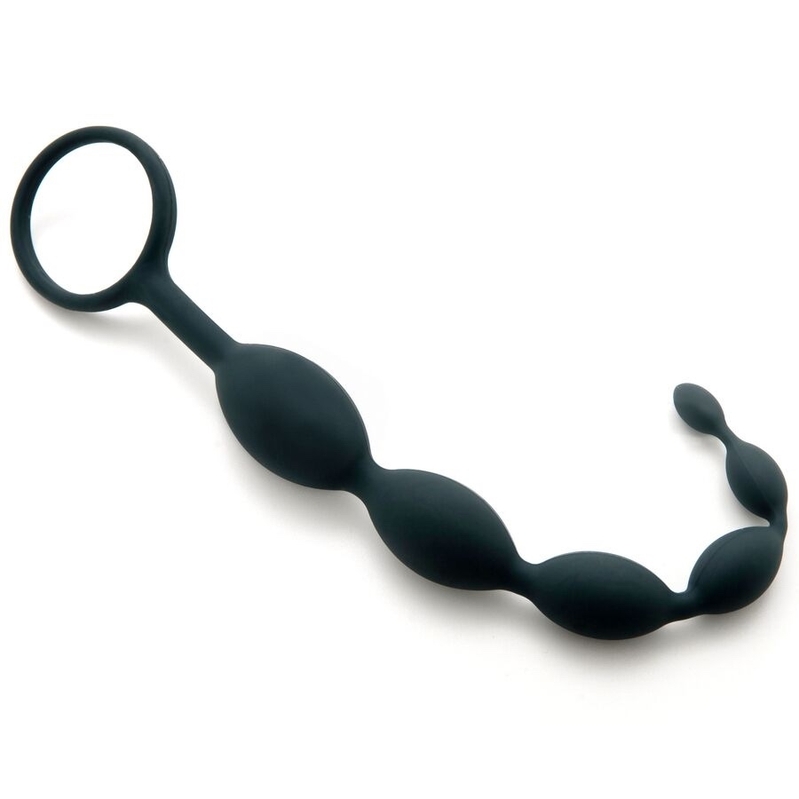 Billes Anal ALL BLACK 41,5cm - Plugs Multicolores - Neuf
