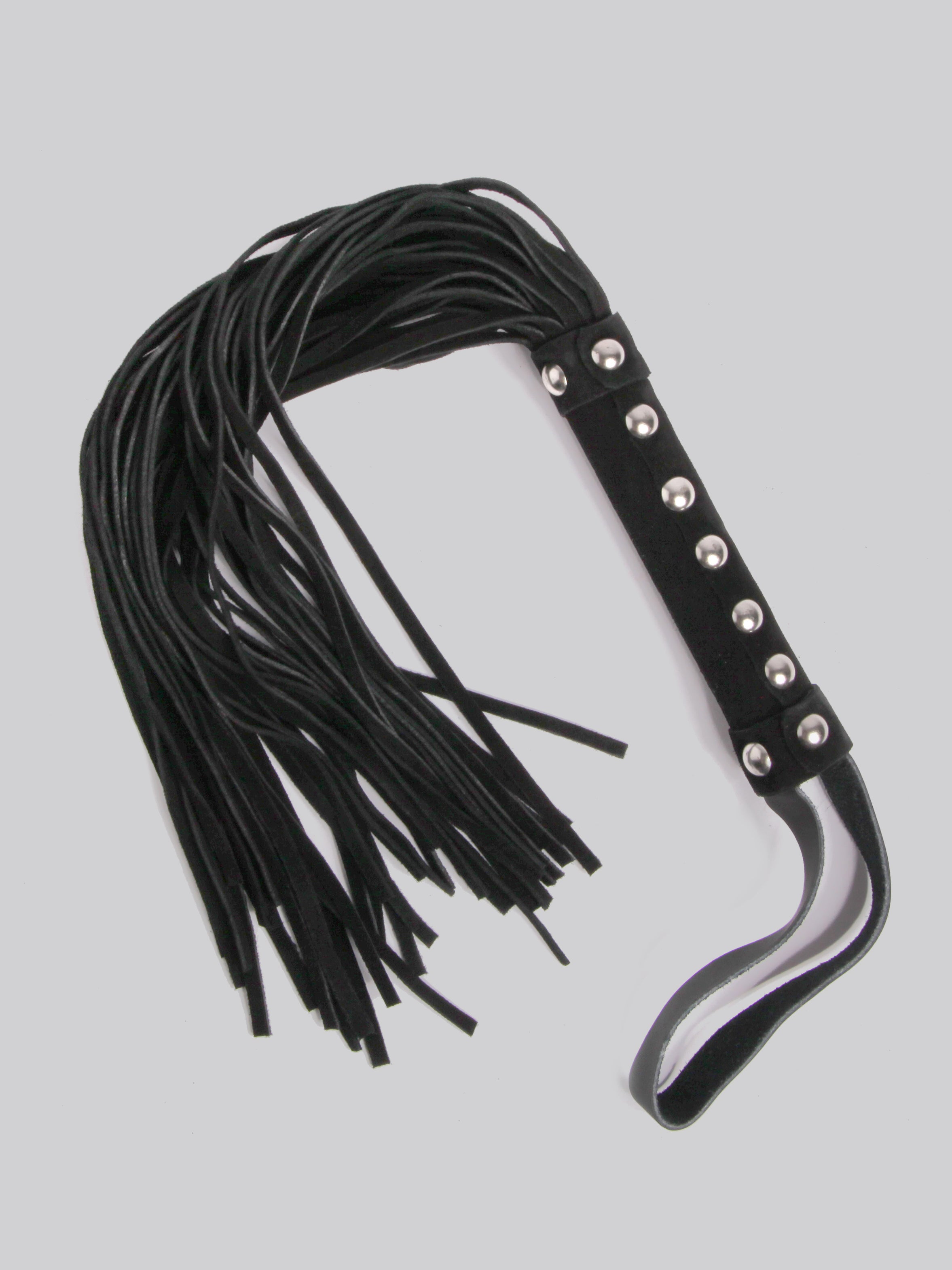 Image of Bondage Boutique Luxuriöser Langer Flogger aus Wildleder - Amorana