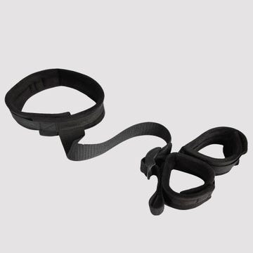 Bondage Boutique Soft Collar-to-Wrist Cuffs amorana closeup