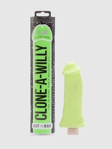 clone a willy glow in the dark kit vibrator dildo grün amorana