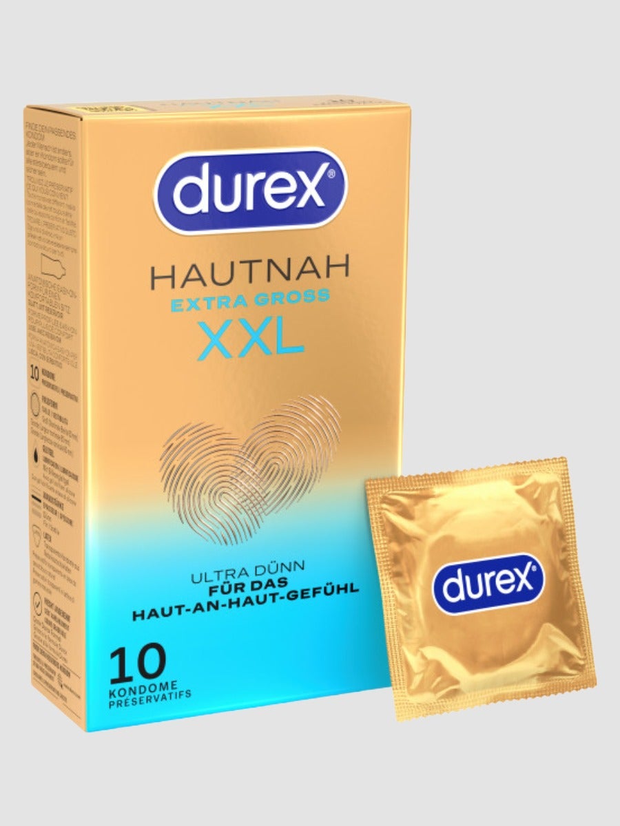 Durex Kondome Hautnah Extra Gross XXL Ultra Dünn - Amorana