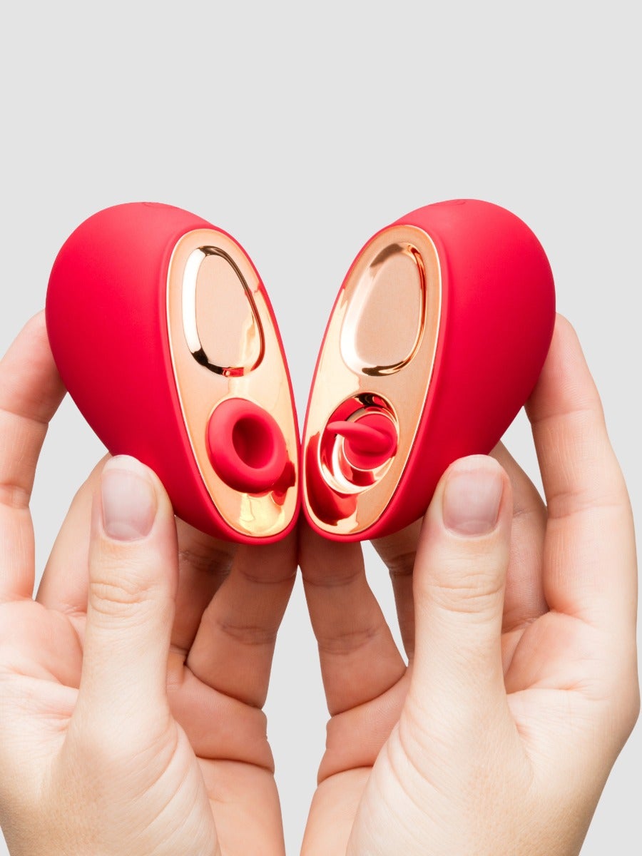 Lovehoney 2 in 1 Klitoris Saugendes und Leckendes Herz - Amorana