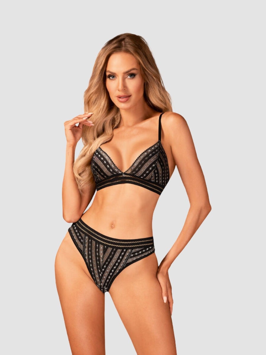 Obsessive Natilya 2-pcs set XS/S Dessous Set, XS/S - Amorana