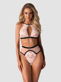 Obsessive Lilines Ensemble Lingerie avec Pendentif