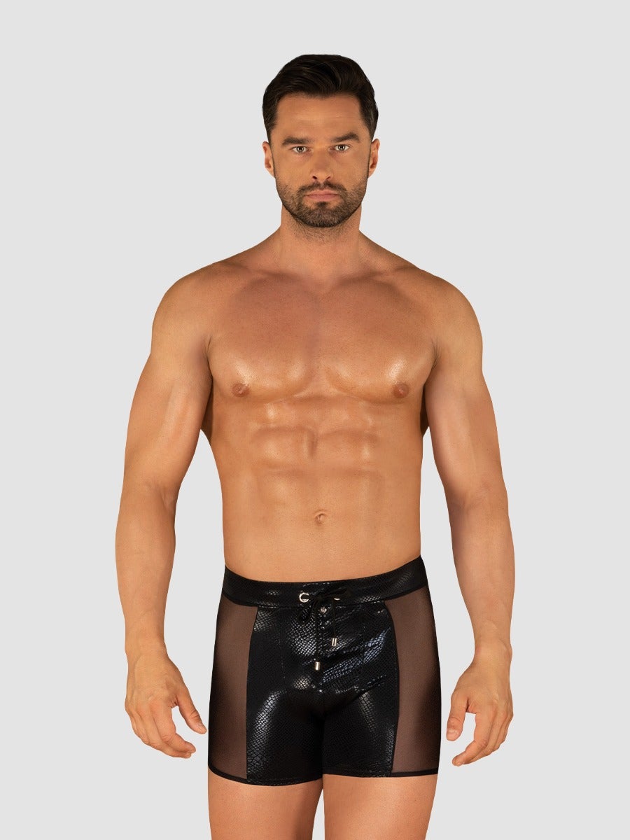 Punta Negra Swim Shorts Black - Black - S/M, S/M - Amorana