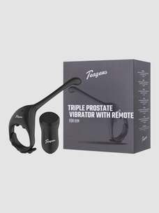 Teazers Vibromasseur Triple pour la Prostate avec T&eacute;l&eacute;commande