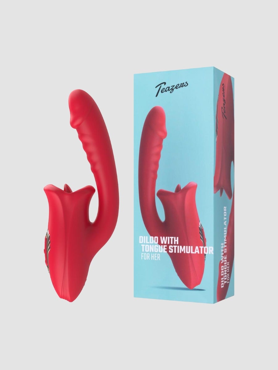 Teazers Dildo mit Klitorisstimulator - Amorana
