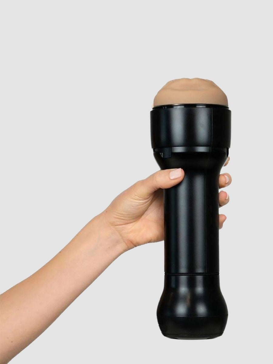 Kiiroo Feel Victoria Textured Realistic Blow Job Masturbator, Oral - Amorana