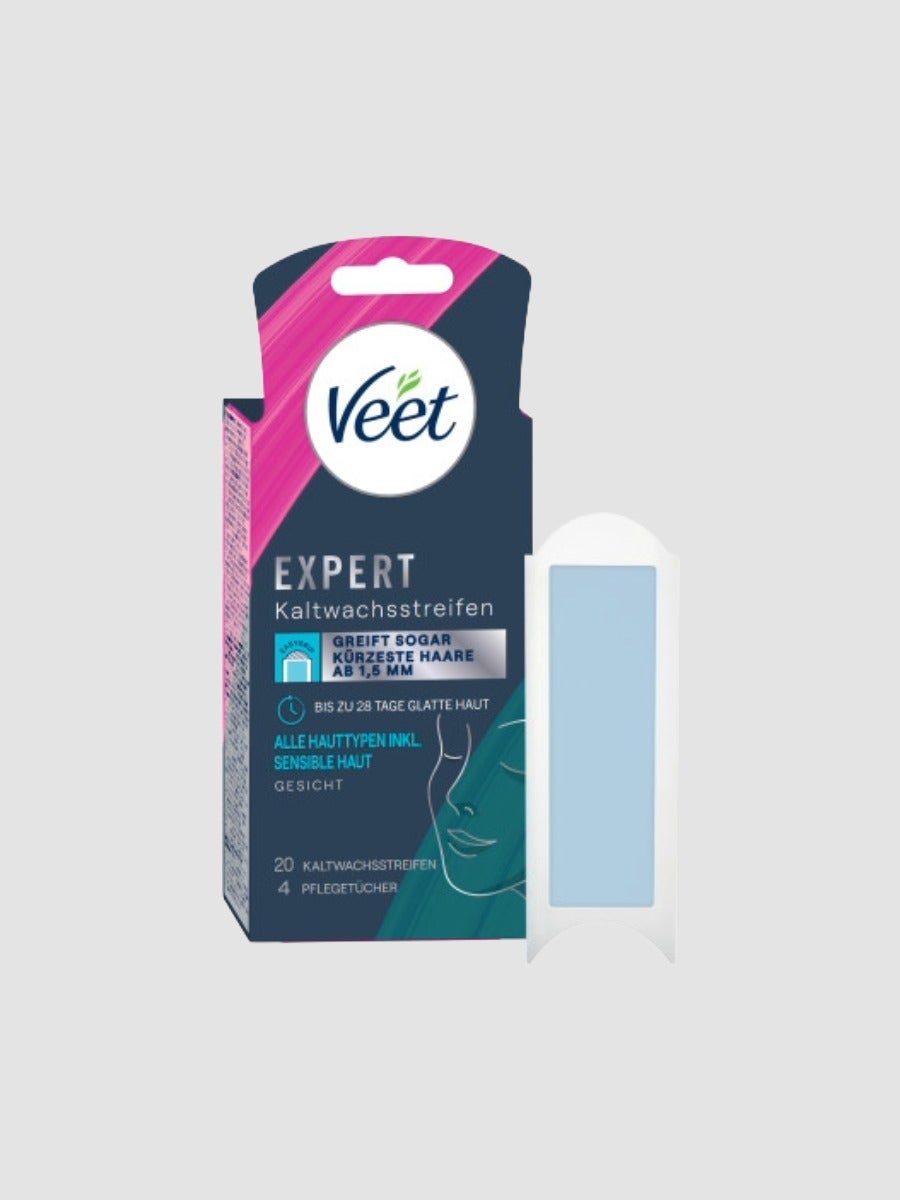 Veet Expert Gesichts-Kaltwachsstreifen - Amorana