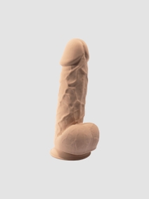 Silexd Girthy Realistic Silicone Dildo with Double Density