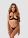 Obsessive Rocelle Bra Set without Cups and with Open Crotch 