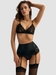 Esotiq Sensual Soutien-Gorge et Culotte avec Porte-Jarretelles