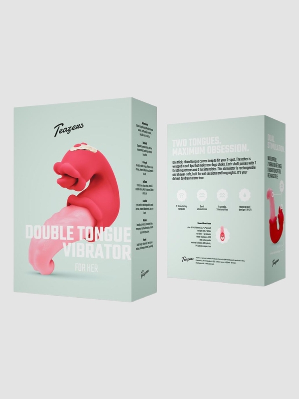 Teazers Doppelte Zunge G-Punkt-Vibrator |amorana