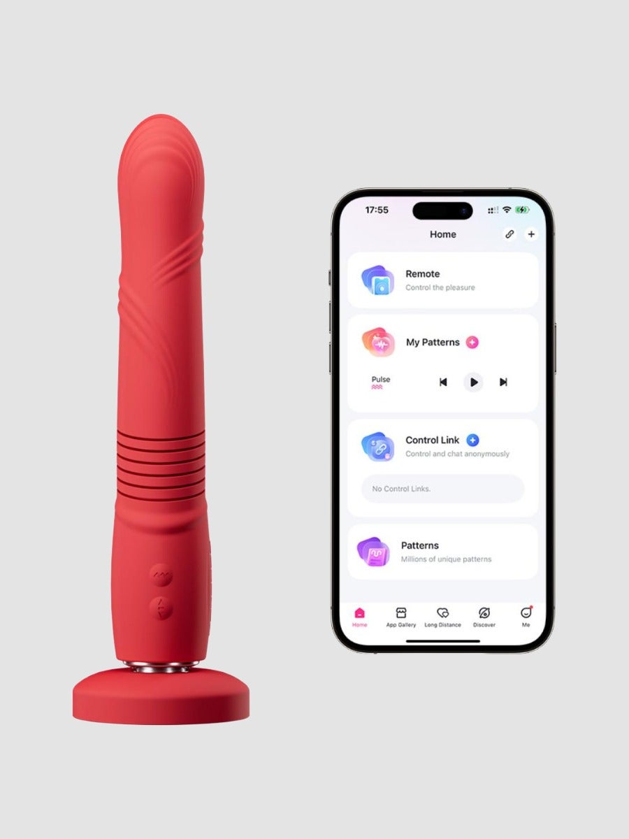Lovense Gravity App-Gesteuerter Dildo mit Stossfunktion - Amorana