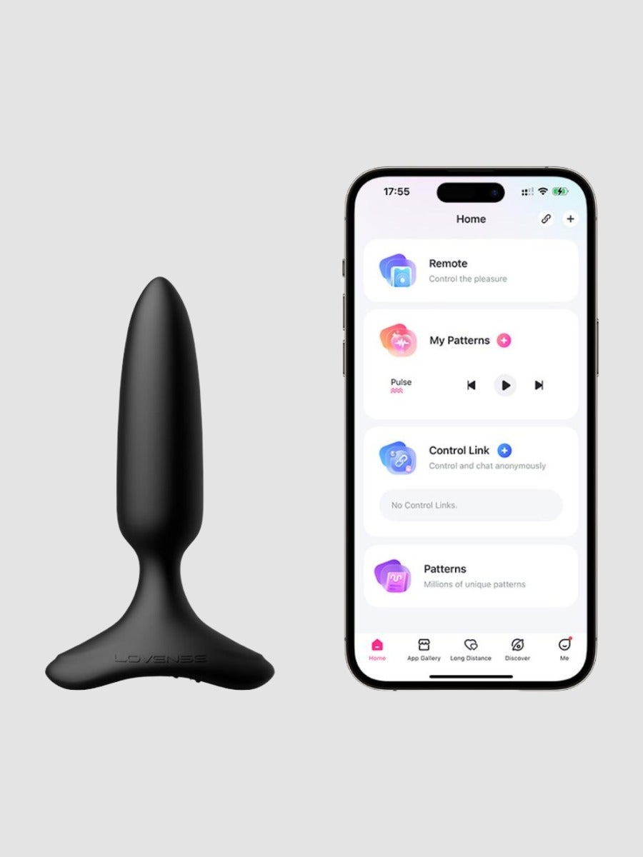 Lovense Hush 2 Vibrating Butt Plug App Controlled, Grösse: XS, XS - Amorana