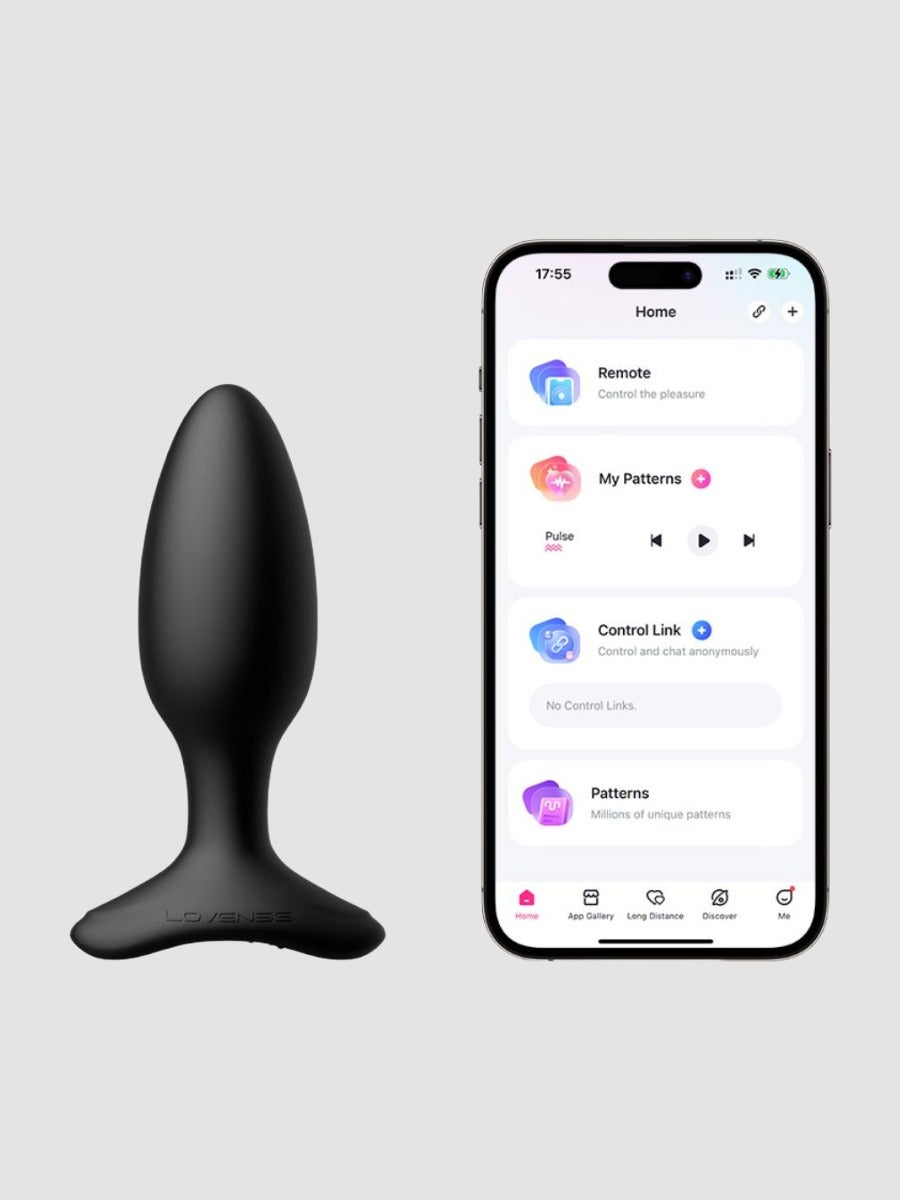 Lovense Hush 2 Vibrating Butt Plug App Controlled, Grösse: S, S - Amorana