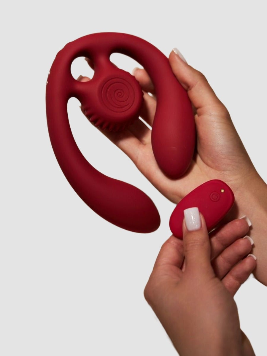 Snail Vibe Gizi Duo Ferngesteuerter Dualer Couples Stimulator