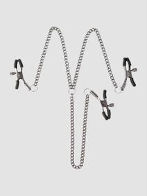 SEI MIO Triple Tease Verstellbare Nippel- & Klitoris-Klemme