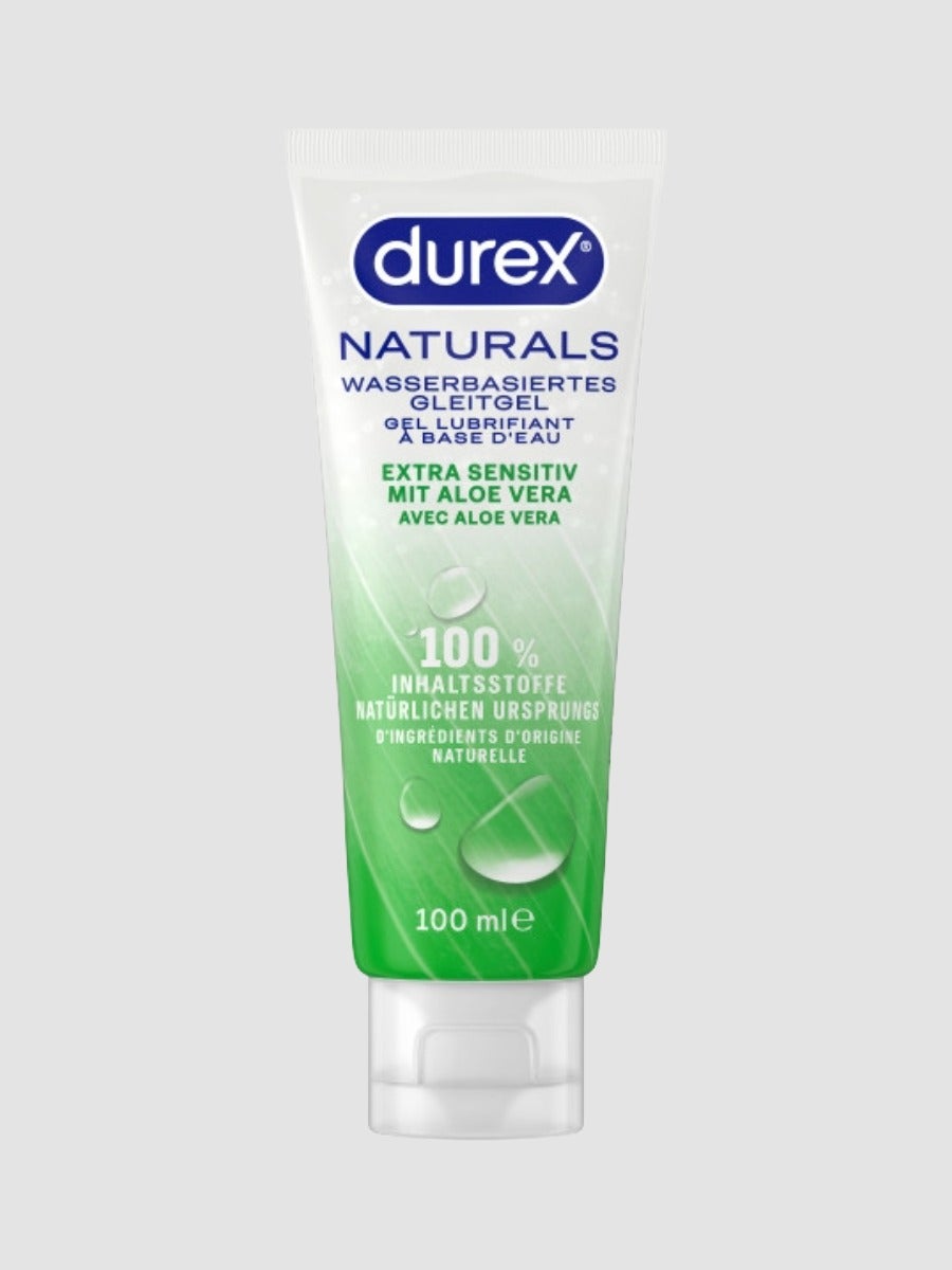 Image of Durex Naturals Water-Based Lubricant[Transparent-100 ml], 100 ml - Amorana