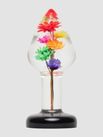 Loviss Jardin de Fleurs transparent Plug Anal
