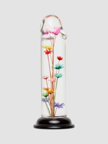 Loviss Jardin de Fleurs transparent Gode