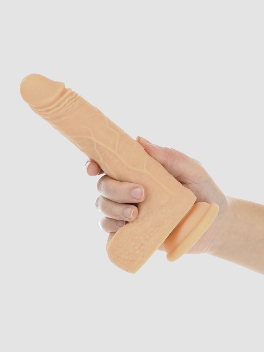 Image of Naked Addiction Realistischer Stoß-dildo Mit Fernbedienung - 23 Cm, Nude - Amorana