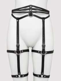 DOMINIX Deluxe Harnais pour Jambes en Cuir