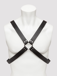 DOMINIX Deluxe Leather Cross-Body Harness
