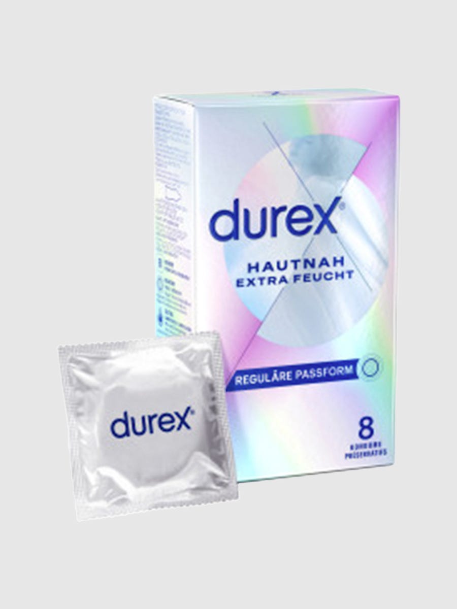 Image of Durex Hautnah Extra Feucht Kondome 8 Stk.