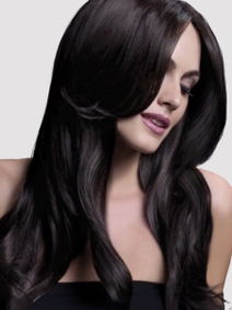 fever khloe brown perücke closeup vorne Amorana