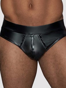 noir handmade shorts men amorana closeup front