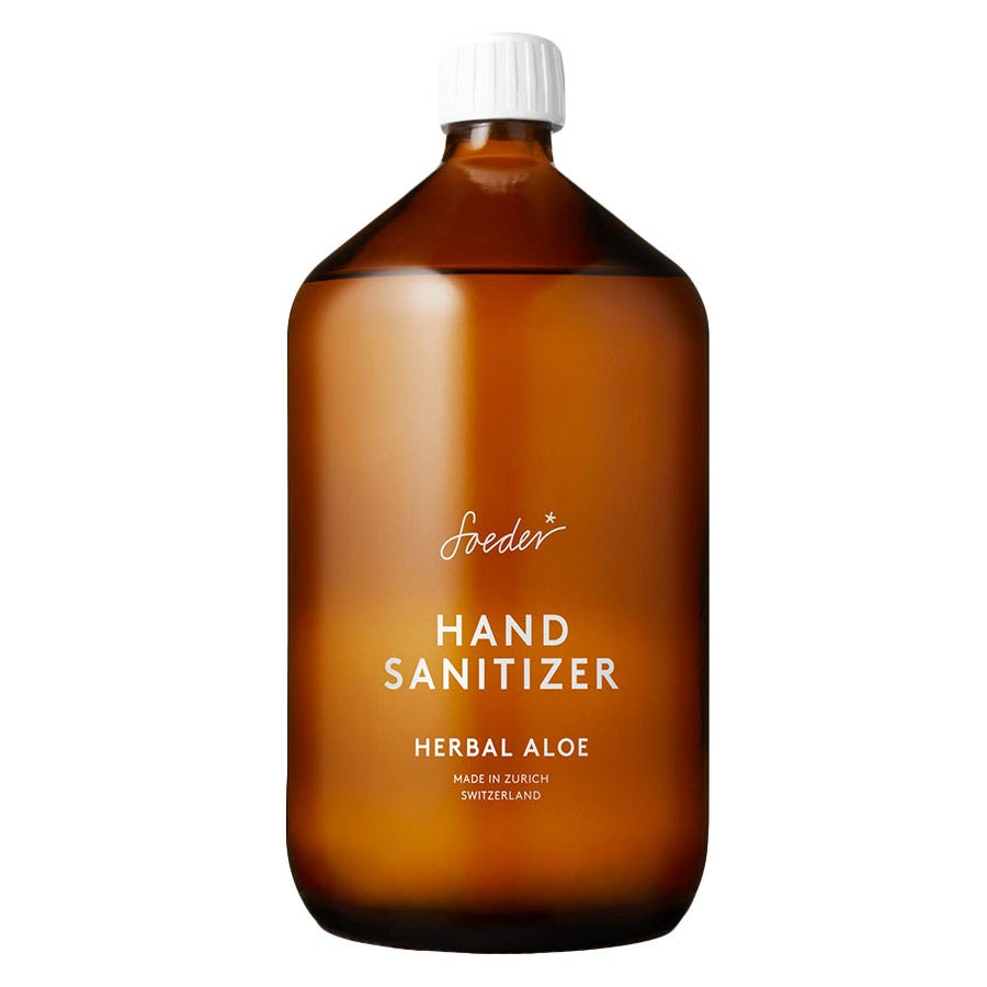 Image of Natural Hand Sanitizer Herbal Aloe - 1000 ml