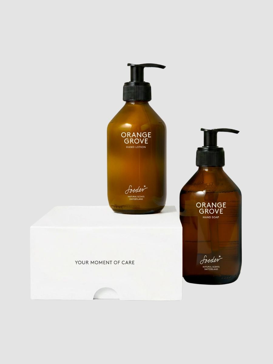 Soeder - Geschenkbox Orange Grove Natürliche Seife und Lotion - Orange