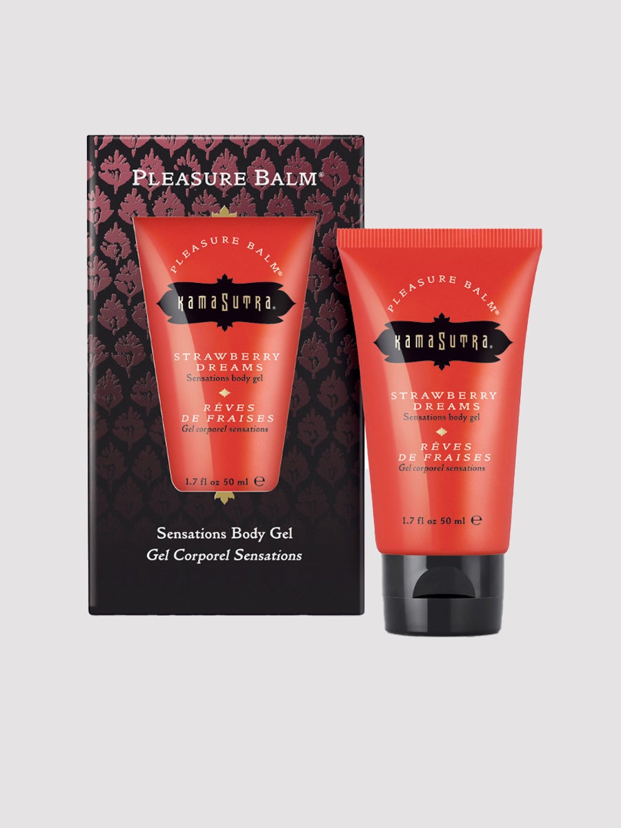 Image of Kamasutra Pleasure Balm Stimulationsgel, Strawberry Dreams - Amorana
